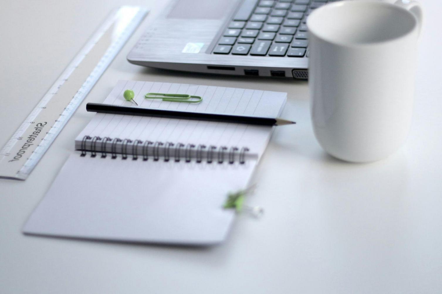 Professional workspace demonstrating financial organization